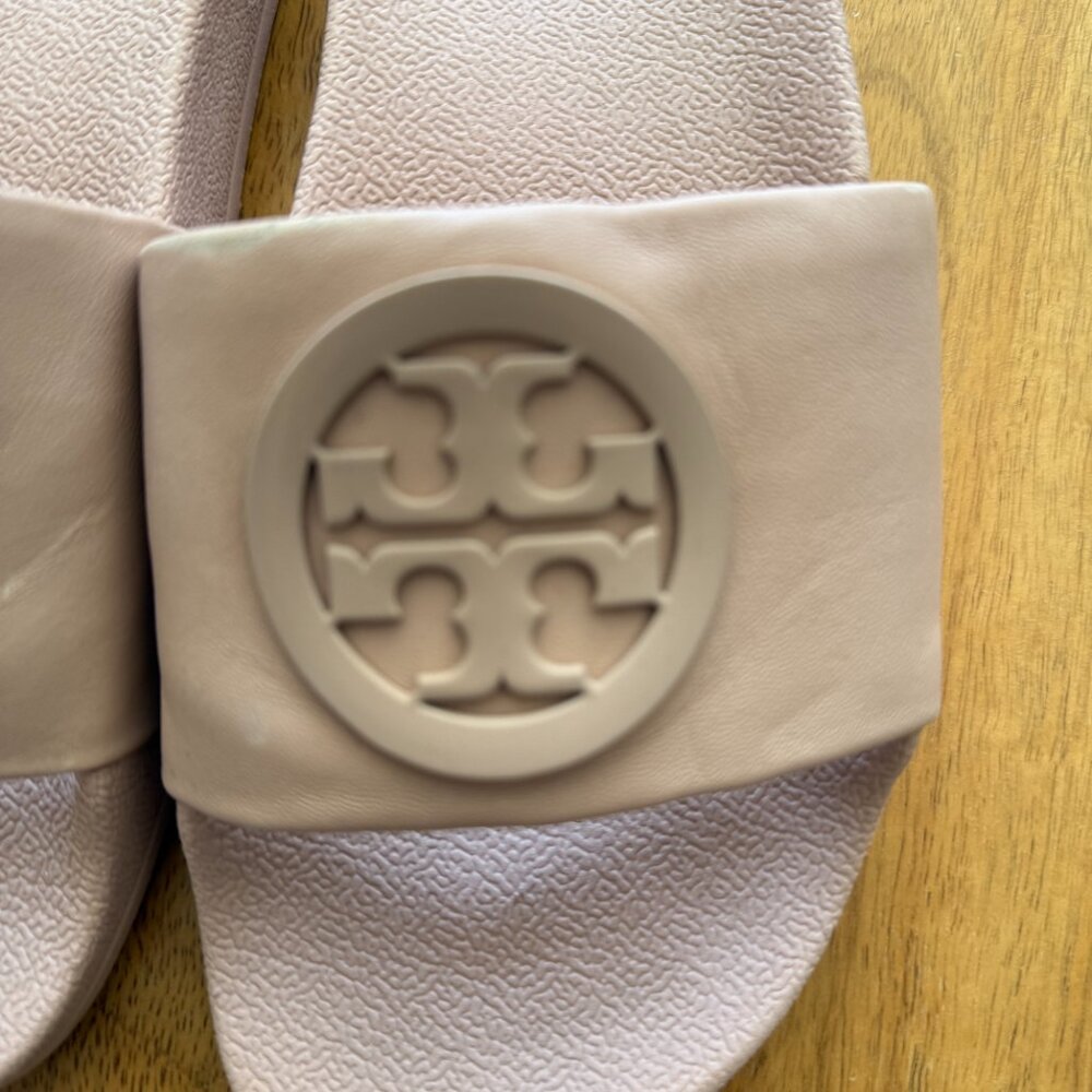 Tory Burch Lina Women Pink Slide Sandals - Size 6 - Picture 8 of 11